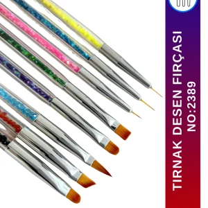 Tırnak Desen Fırçası Nail Art Fırça Tırnak Süsleme Fırça Seti