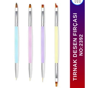 Tırnak Desen Fırçası Nail Art Fırça Tırnak Süsleme Fırça Seti