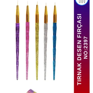 Tırnak Desen Fırçası Nail Art Fırça Tırnak Süsleme Fırça Seti