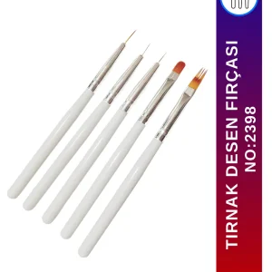 Tırnak Desen Fırçası Nail Art Fırça Tırnak Süsleme Fırça Seti