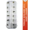 Harf Charm 12'li Harfli Tırnak Süsleme Nail Art