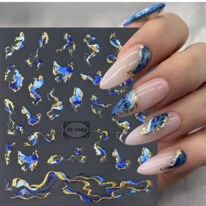Tırnak Sticker Protez Tırnak Kalıcı Oje Süsleme, Nail Art Sticker