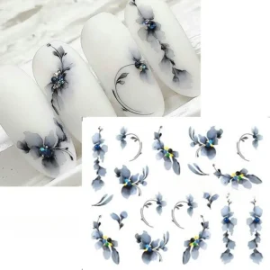 Tırnak Sticker Protez Tırnak Kalıcı Oje Süsleme, Nail Art Sticker