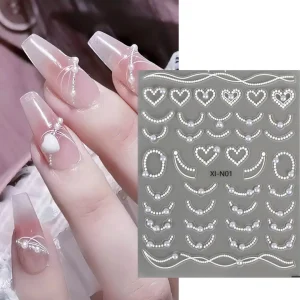 Tırnak Sticker Protez Tırnak Kalıcı Oje Süsleme, Nail Art Sticker