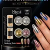 Krom & Holografik Nail Art Tırnak Tozu Nail Art Tozu 4'lü