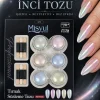 Unicorn İnci Tozu Seti Aurora Krom Efektli Tırnak Süsleme,Nail Art Tozu 6'lı