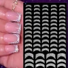 Tırnak Sticker Protez Tırnak Kalıcı Oje Süsleme, Nail Art Sticker