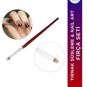 Tırnak Desen Fırçası Nail Art Fırça Tırnak Süsleme Fırçası