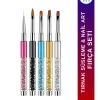 Tırnak Desen Fırçası Nail Art Fırça Tırnak Süsleme Fırça Seti