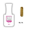 2JJ Glitter Kalıcı Oje GL-14 beyaz şişe simli kalıcı oje