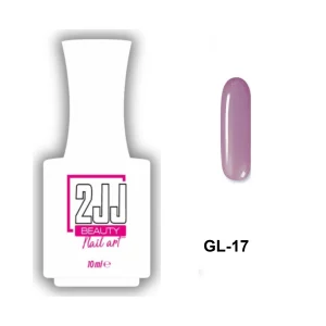 2JJ Glitter Kalıcı Oje GL-17 beyaz şişe simli kalıcı oje