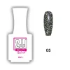 2JJ Star Gel Disco 05 disko simli kalıcı oje beyaz şişe